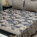 2 Sided Frill Cotton Double Bedsheet