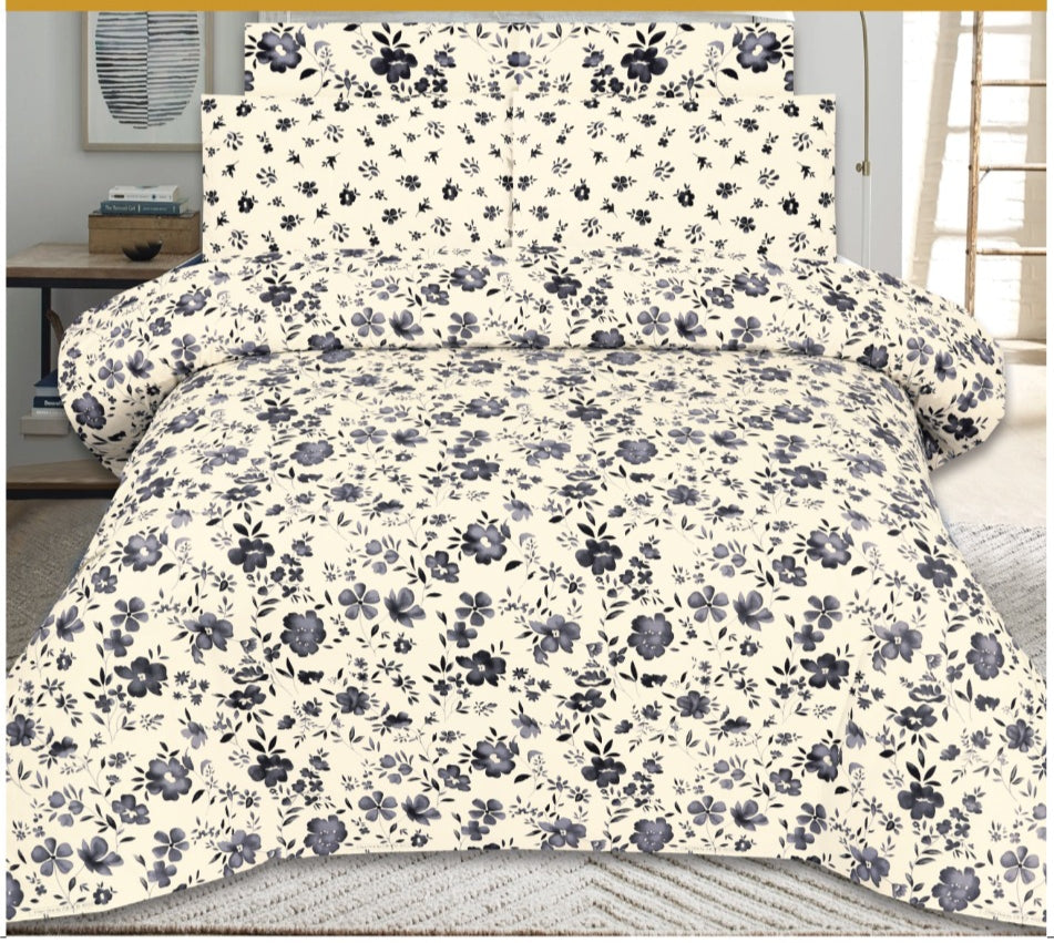 Pure Cotton Double Bedsheet