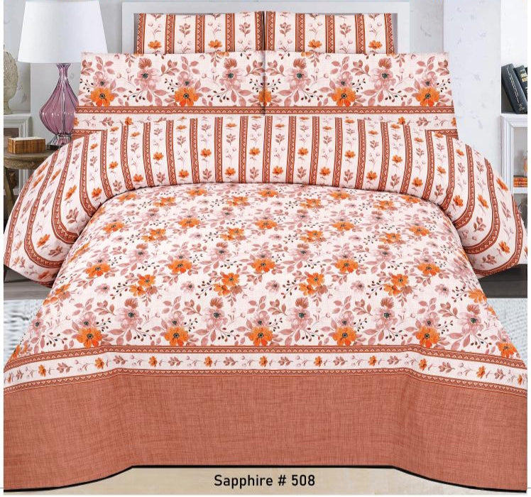 Pure Cotton Double Bedsheet