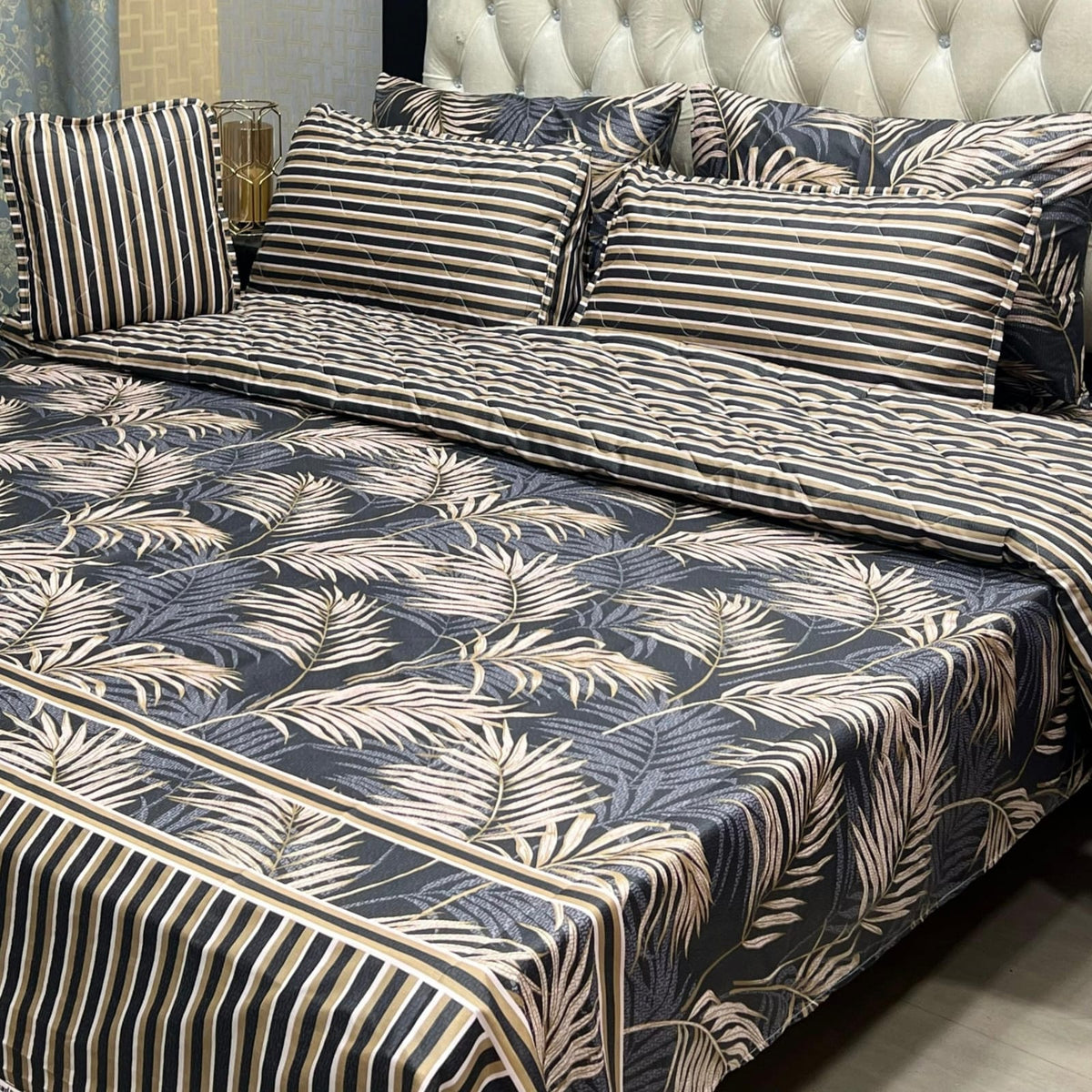 7PC Printed Comforter Set