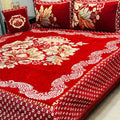 4Pc Velvet Jaquard Bedsheet